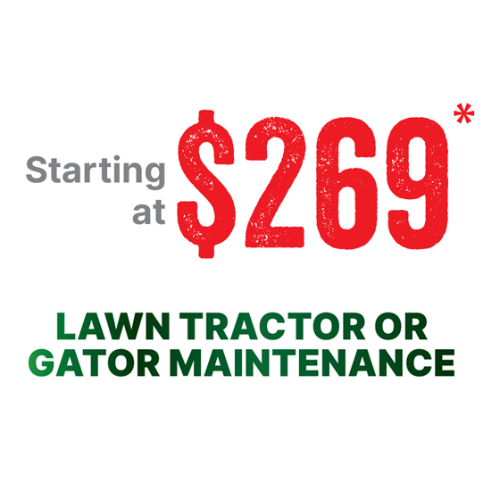 $269 lawn tractor maintenance
