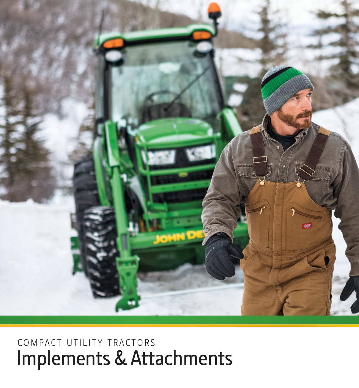 Snow removal implements for compact Tractors brochure