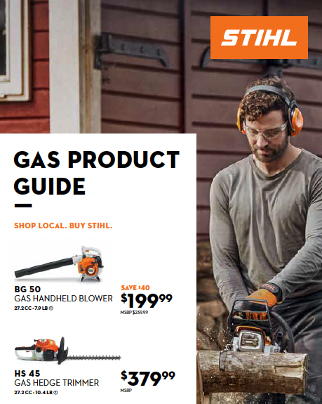 Stihl Gas product guide 2024