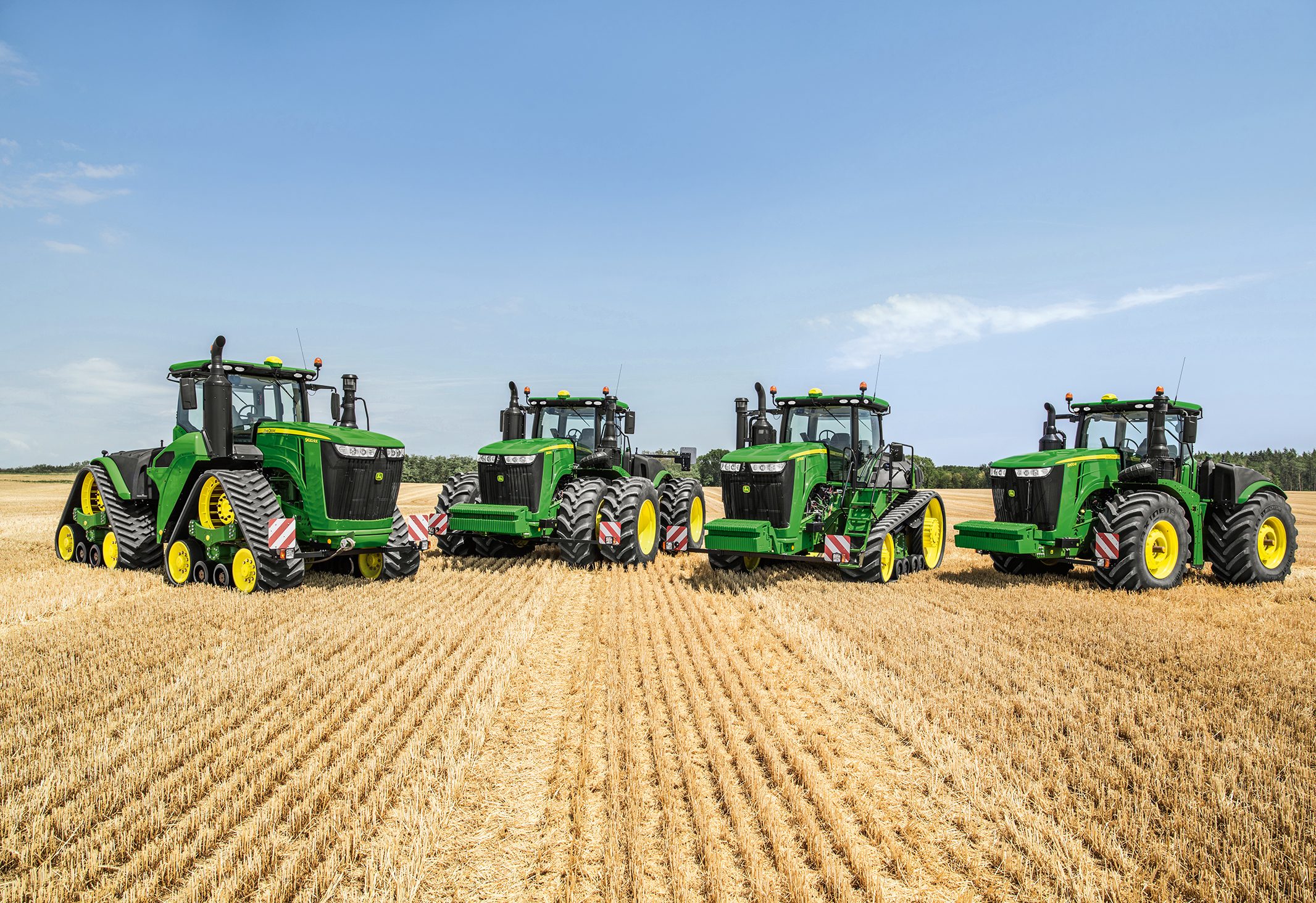 Tracteurs à chenilles et à 4 roues motrices
